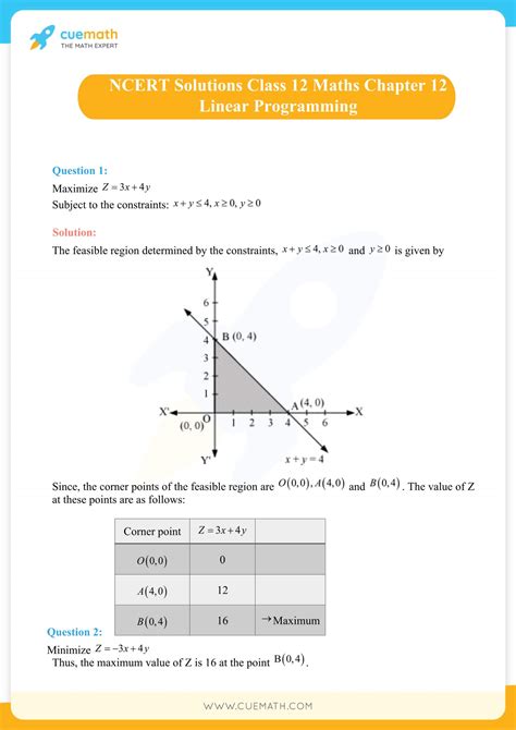 Linear Programming Practice Problems With Answers Doc