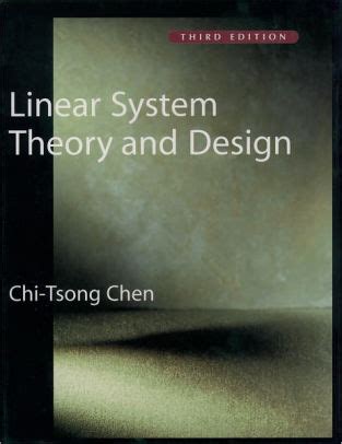 Linear System Theory Ct Chen Ebook Kindle Editon