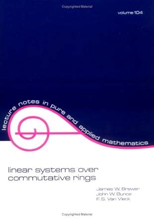 Linear Systems over Commutative Rings PDF
