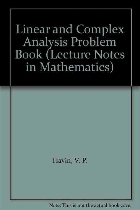 Linear and Complex Analysis Problem Book 199 Research Problems Kindle Editon