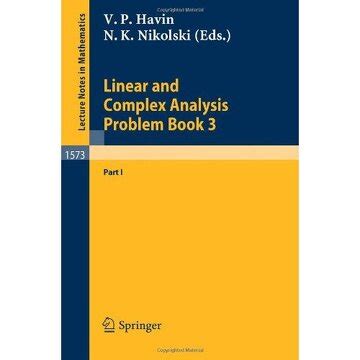 Linear and Complex Analysis Problem Book 3 Doc