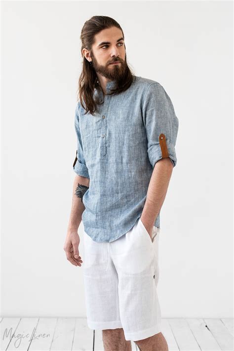 Linen Men Shirts: A Timeless Essence of Style and Comfort