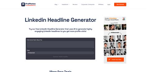 Linkedin AI Headline Generator: 10,000+ Professionally-Crafted Headlines