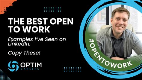 Linkedin Open To Work Post Template