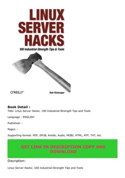 Linux Server Hacks 100 Industrial-Strength Tips and Tools 1st Edition Kindle Editon