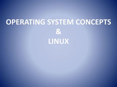 Linux with Operating System Concepts Epub