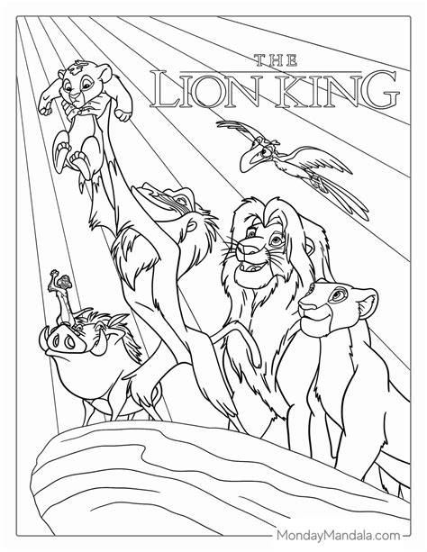 Lion King Free Printable Coloring Pages