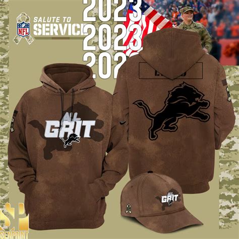 Lions Salute to Service Sweatshirt: Honoring Veterans and Patriotism