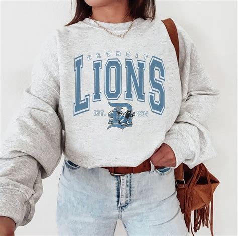 Lions Vintage Sweatshirt: A Timeless Icon