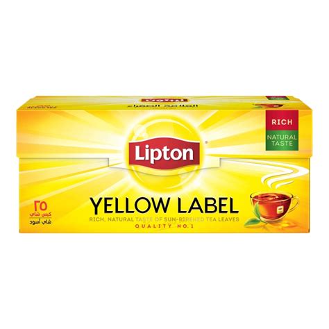 Lipton Yellow Label 25 Tea Bags: Your Guide to a Golden Cup