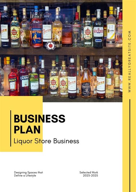 Liquor Store Business Plan Template