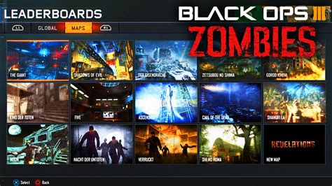 List of Black Ops 3 Zombie Maps