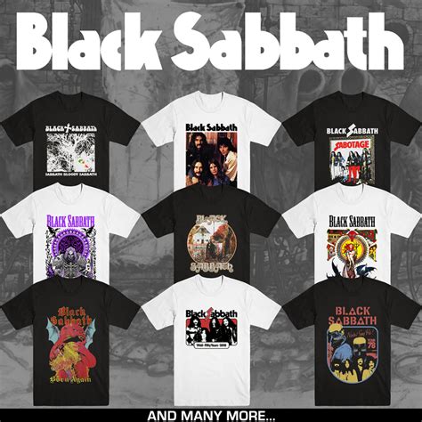 Listen to Black Sabbath Shirt: A Guide to Iconic Band Merchandise