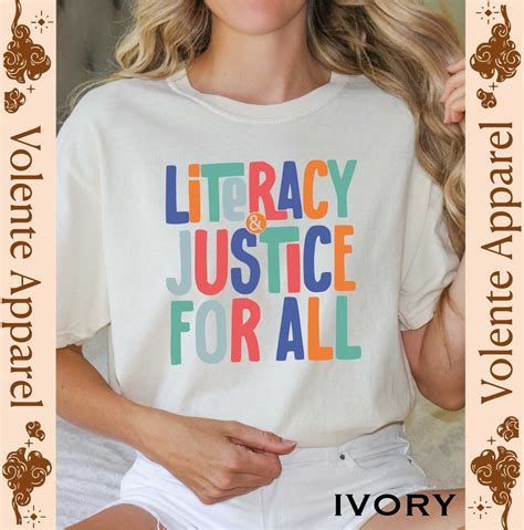 Literacy and Justice for All: A Shirt That Speaks Volumes