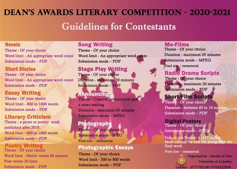 Literary Competitions and Awards: