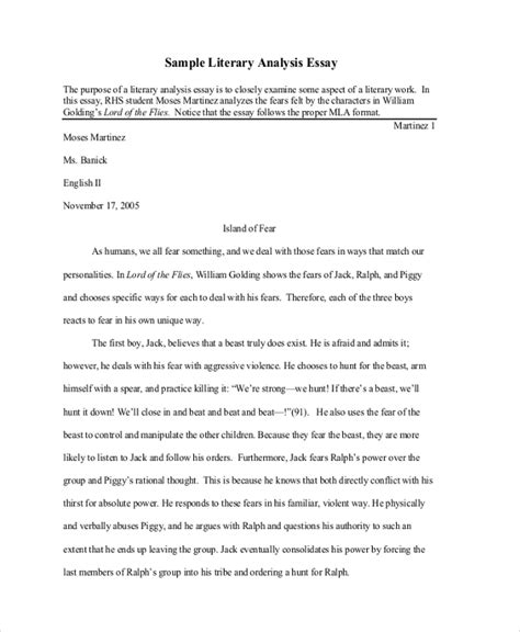 Literary Essays PDF