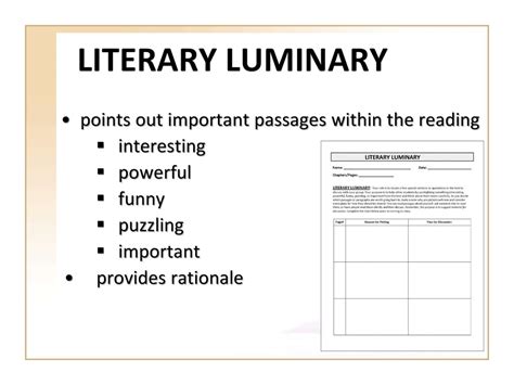 Literary Luminary: A Synonym for Intellectual Provocation