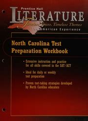 Literature North Carolina Test Preparation Workbook Answers Reader