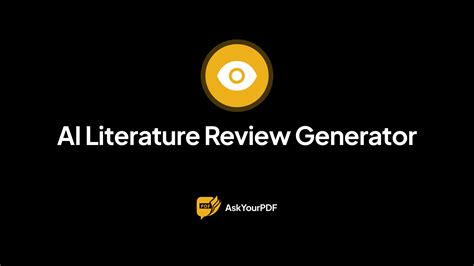 Literature Review Generator AI: 7,500+ Ideas