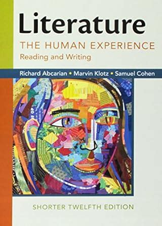 Literature The Human Experience Shorter Edition Reading and Writing Epub