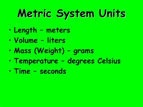 Liters and Meters: Measuring the World Around Us