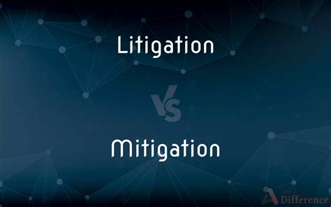 Litigation vs Mitigation: Key Differences