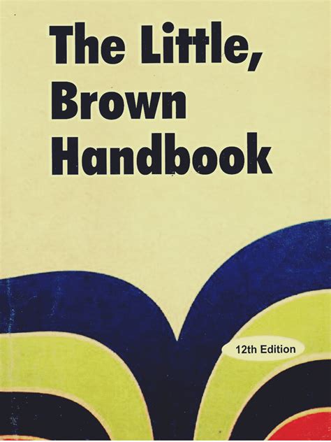 Little Brown Handbook 12th Edition Ebook Reader