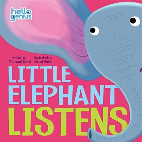 Little Elephant Listens Hello Genius