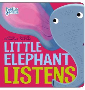 Little Elephant Listens Hello Genius