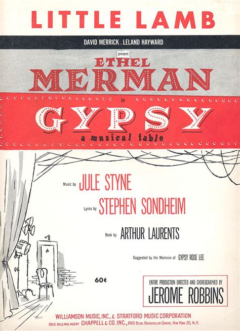 Little Lamb from the Musical Gypsy Ethel Merman Kindle Editon