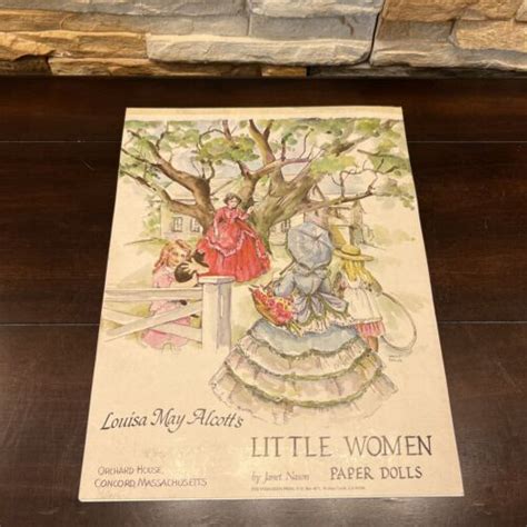 Little Women Paper Dolls by Janet Nason SIGNED Doc