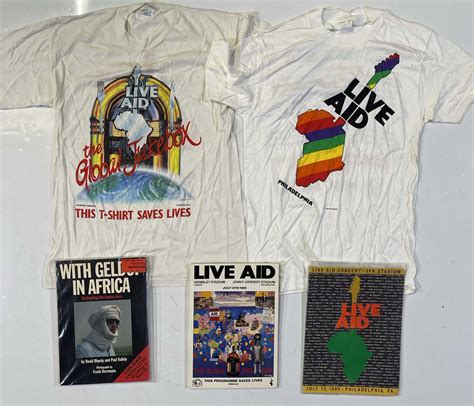 Live Aid T-Shirt: A Symbol of Unity and Compassion