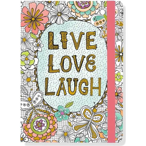 Live Love Laugh Adult Coloring Journal Write Color Relax Epub