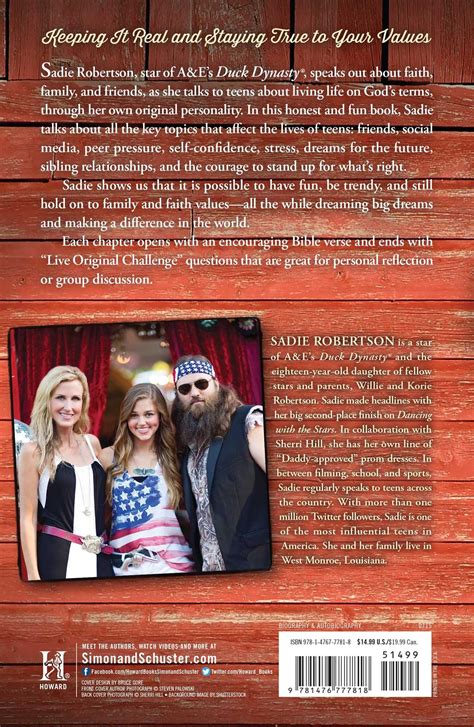 Live Original How the Duck Commander Teen Keeps It Real and Stays True to Her Values Epub