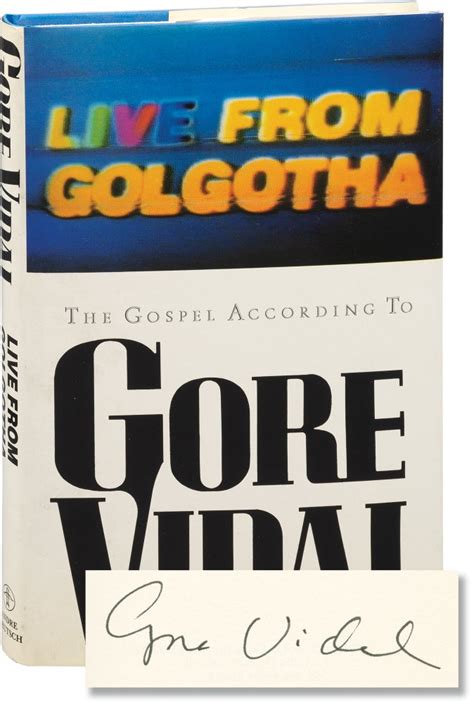 Live from Golgotha The Gospel According to Gore Vidal PDF