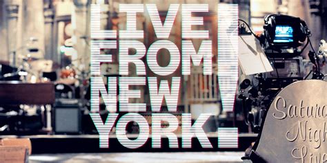 Live from New York, It's SNL!