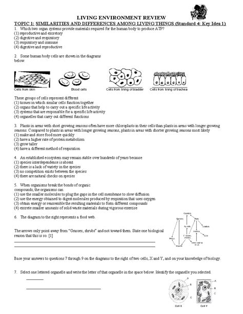 Living Environment Review Answers Epub