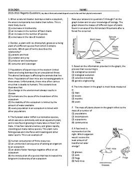 Living Environment Topic 6 Biology Answers PDF