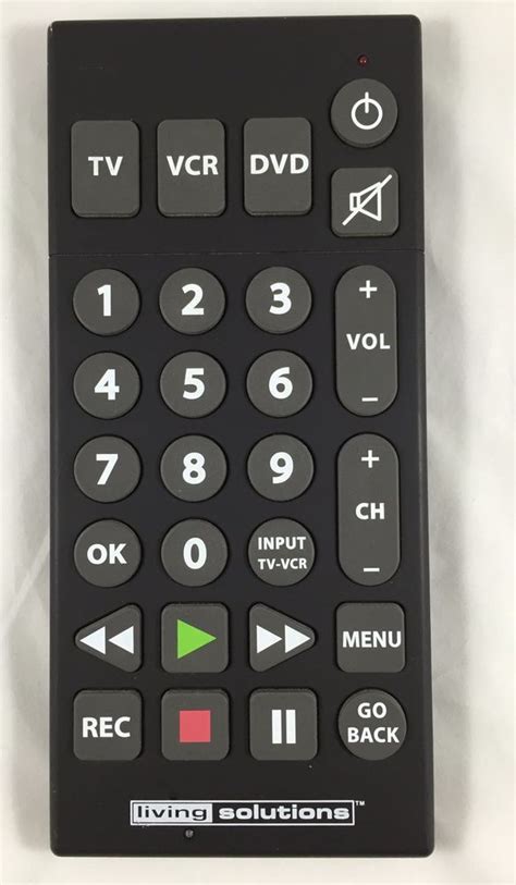 Living Solutions Tv Remote PDF