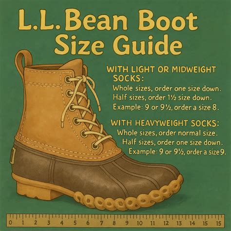 Ll Bean Size Chart Shoes