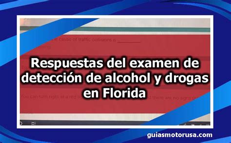 Lo Esencial del Test de Alcohol y Drogas en Florida