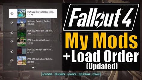 Load Order Fallout 4: The Ultimate Guide to Modding Success