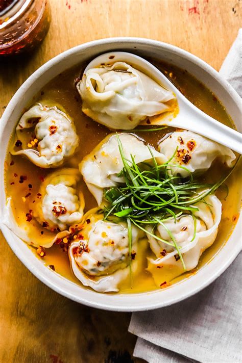 Lobster Wonton with Golden Chicken Soup: