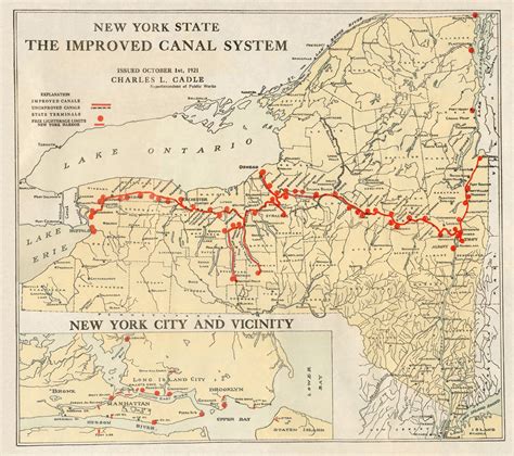 Location of the Erie Canal on the Map: A Comprehensive Guide