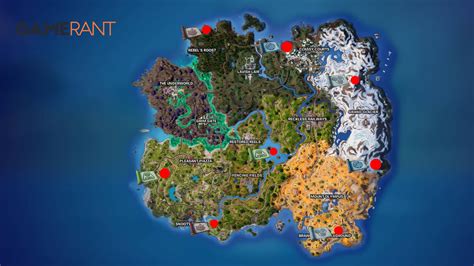 Locations of Elemental Shrines