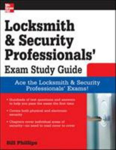 Locksmith and Security Professionals Exam Study Guide Epub