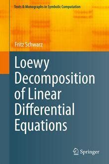 Loewy Decomposition of Linear Differential Equations Kindle Editon