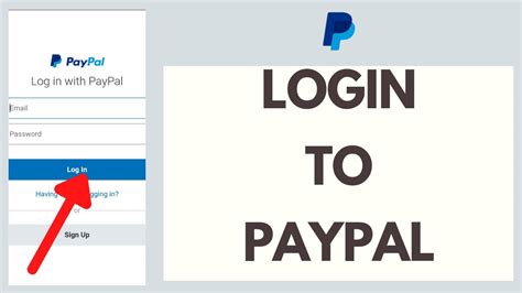 Log in to your PayPal account.