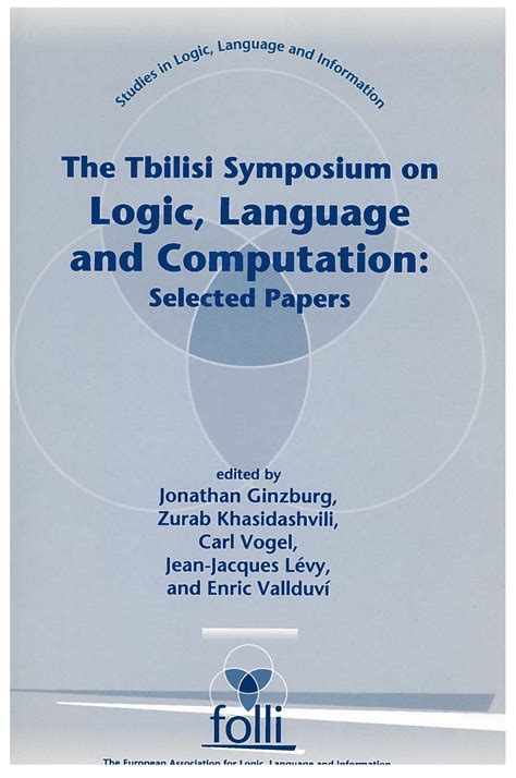 Logic, Language and Computation 6th International Tbilisi Symposium on Logic, Language, and Computat Reader