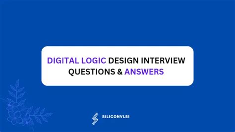 Logic Design Interview Questions And Answers Epub